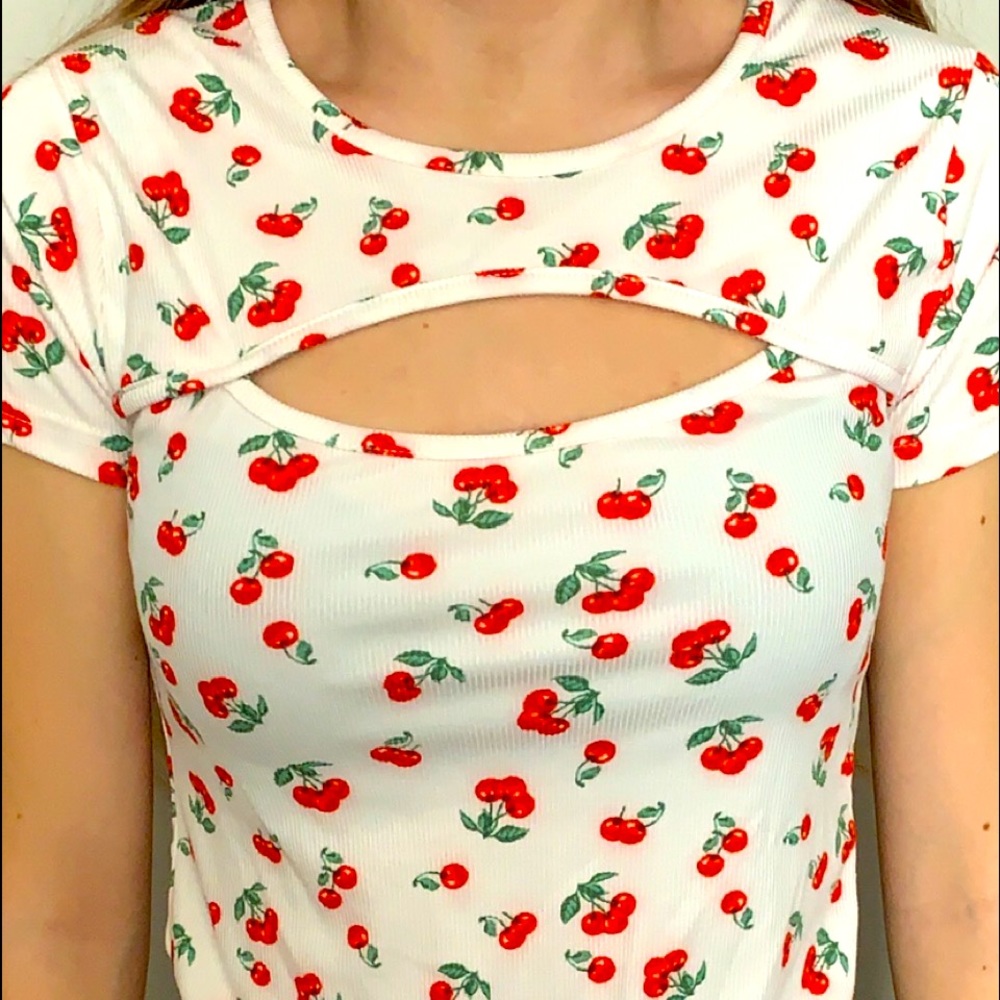 Cherry shirt/ Rue 21